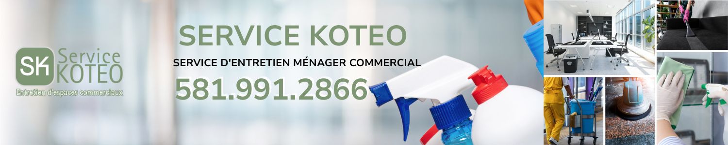 Service Koteo - Service d'entretien ménager commercial Lac-Saint-Charles