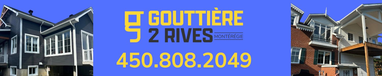 Gouttière 2 rives