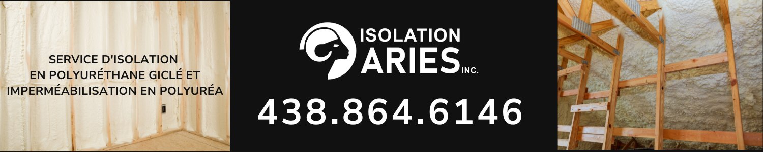 Isolation Aries - Polyuréthane Giclé, Imperméabilisation Polyuréa Terrebonne